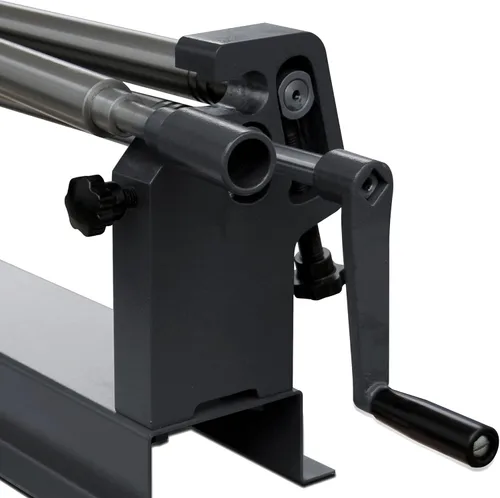 Miniatura 7 de KAKA INDUSTRIAL Máquina de rollo deslizante, 24 pulgadas de ancho 22-Ga. (0.03 pulgadas) de capacidad de acero grueso, rodillo de chapa manual