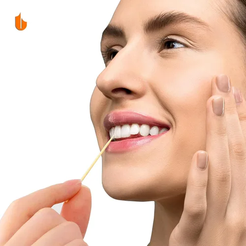 Miniatura 3 de Urbanstrive Soporte resistente y seguro para palillos de dientes con 800 palillos de dientes de madera natural para limpieza de dientes, decoración
