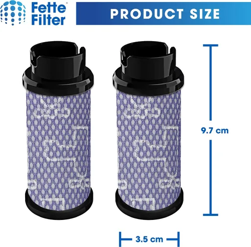 Miniatura 6 de Fette Filter - Paquete de filtros de piezas para aspiradora compatible con aspiradora inalámbrica Inse N5 S6 S6P S600 - Paquete de 2