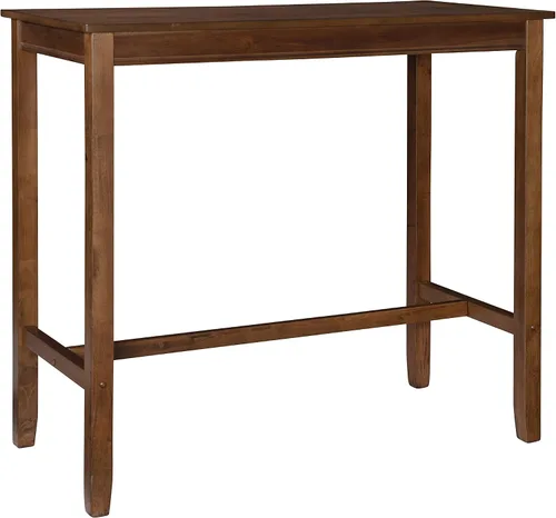 Miniatura 23 de Linon Claridge - Mesa de bar negra de 36 pulgadas de altura