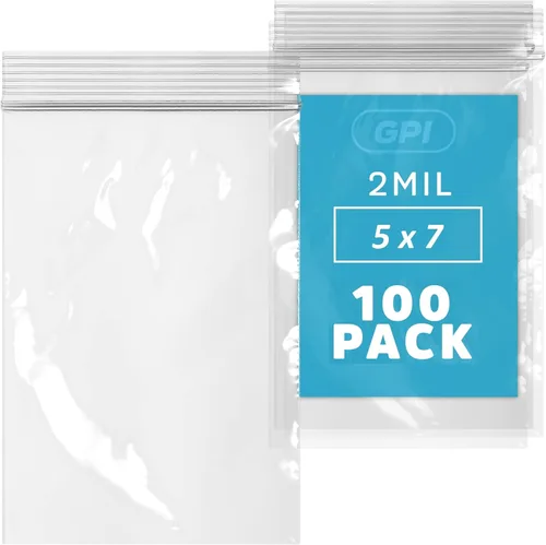 Miniatura 8 de 3" x 5," 2 Mil Claro Reclosable cierre de cremallera Lock Bolsas, caso de 1.000