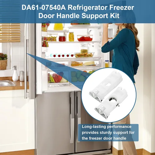 Miniatura 6 de DA61-07540A Versión mejorada para mango de refrigerador y congelador Samsung Kit de reemplazo para mango de puerta de congelador Samsung