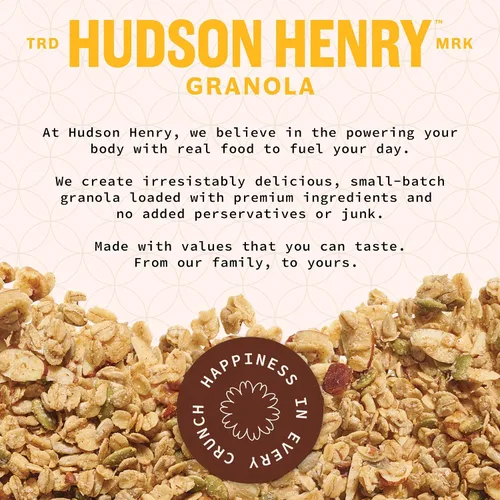Miniatura 7 de Hudson Henry Granola Coconut Lovers - Paquete variado de granola sin gluten horneada en lotes pequeños con jarabe de arce puro, coco orgánico