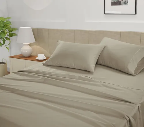Miniatura 76 de Lane Linen Juego de 2 fundas de almohada 100 % de algodón, tamaño estándar, se adapta a almohadas estándar y Queen, fundas de almohada lujosas
