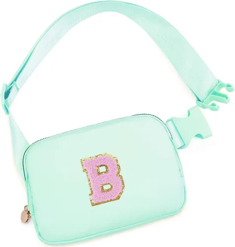 Miniatura 21 de Bolsa de cinturón para niñas y mujeres, bolsas cruzadas, riñonera, riñonera personalizada, Negro, Small