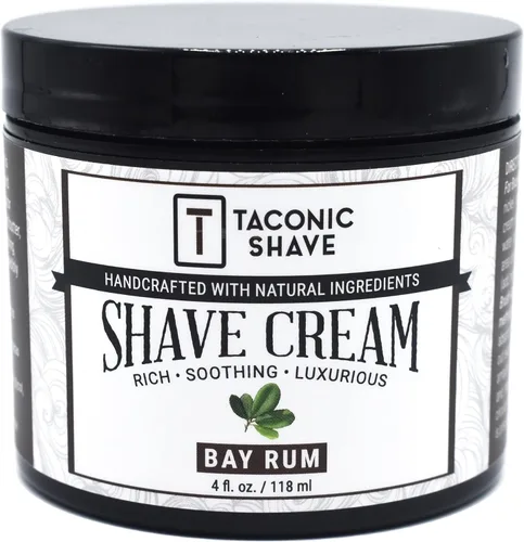 Miniatura 8 de Taconic Shave, Crema de afeitado totalmente natural – Crema de afeitar altamente concentrada para hombres y mujeres – 4 oz. Crema de afeitar