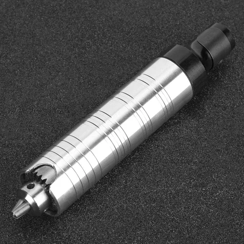 Miniatura 6 de Pieza de mano de acero inoxidable Chuck Flex eje giratorio amoladora angular mango llave taladro Chuck herramienta de la máquina de pulir, 0.3 ~
