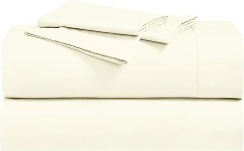 Miniatura 2 de Juego de sábanas de percal 100 % algodón con bolsillos profundos de 15 pulgadas (tamaño matrimonial, salvia lisa), ropa de cama transpirable
