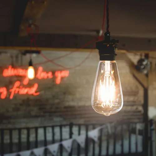 Miniatura 6 de Bombilla LED Edison, Bombilla Vintage Antigua de 40W, Bombilla LED E26 No Regulable 450 Lúmenes 2700K, Blanco Cálido, Paquete de 3 Blanco cálido