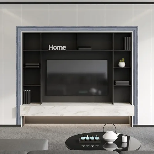 Miniatura 4 de YLL YLL Moldura de Corona Despegar y Pegar Espuma de Borde de Pared 3D Zócalo Moldura Flexible Trim Autoadhesiva Borde de Papel Tapiz Borde