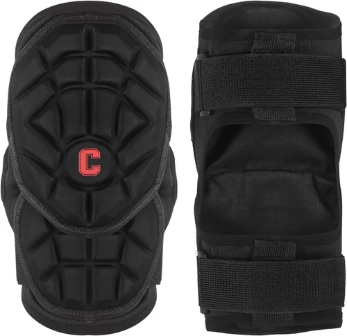Miniatura 7 de Cienfy Protectores de antebrazo para bateadores para béisbol y sóftbol, coderas para jóvenes y adultos Negro