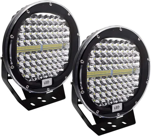 Miniatura 13 de Barra de luz LED redonda Safego de 7 pulgadas, redonda, color rojo, 2 unidades, 300 W, 30000 Lm, impermeable, haz puntual LED, luz de trabajo, luces
