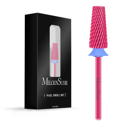 Miniatura 24 de MelodySusie Super Cut Edition Brocas para Uñas 5 en 1, Brocas Multifunción de Carburo de Tungsteno de 3/32'', Adecuadas para Manicura Pedicura