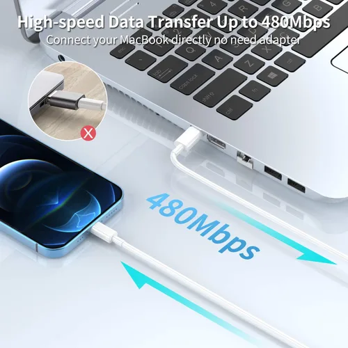 Miniatura 3 de Cargador USB C para iPhone, carga rápida, paquete de 3 unidades de 20 W, tipo C, cargador de pared con cable de carga USB C de 6 pies de largo