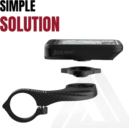 Miniatura 3 de KOM Cycling Adaptador de cuarto de vuelta compatible con computadoras Garmin a Wahoo - Monta cualquier computadora Wahoo en un soporte existente