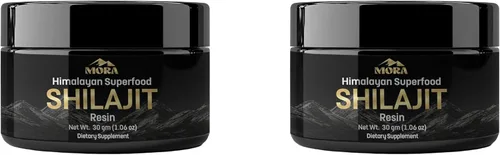 Well Being Mora Himalayan Shilajit Resina | Contiene más de 85 oligoelementos y 75% + ácido fúlvico | Suplemento rico en minerales para hombres y