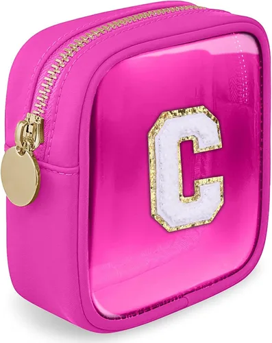 Miniatura 64 de Bolsa de Maquillaje Transparente Pequeña Bolsa de Cosméticos Bolsa de Viaje de Artículos de Aseo Bolsa Transparente con Cremallera Bolso Organizador