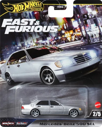 Miniatura 6 de Hot Wheels Cars, Premium Fast & Furious - Coche fundido a presión a escala 1:64 para coleccionistas inspirados en la franquicia de películas Fast &
