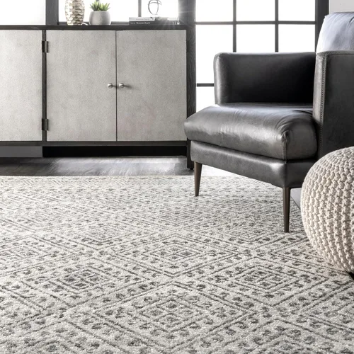 Miniatura 9 de Nuloom Camila - Alfombra de pasillo duradera para dormitorio, sala de estar, comedor, estudio, vestíbulo, entrada, 2 x 6 pies, color blanco