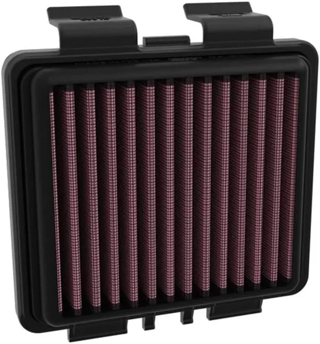 K&N Filtro de aire de motor de flujo alto original de por vida: aumenta la potencia y la aceleración, lavable, premium, filtro de aire de repuesto: