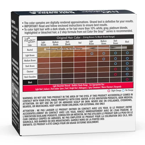 Miniatura 2 de Light Mountain Tinte y acondicionador para el cabello de henna, tinte negro para hombres y mujeres, polvo orgánico de hoja de henna y botánicos, sin