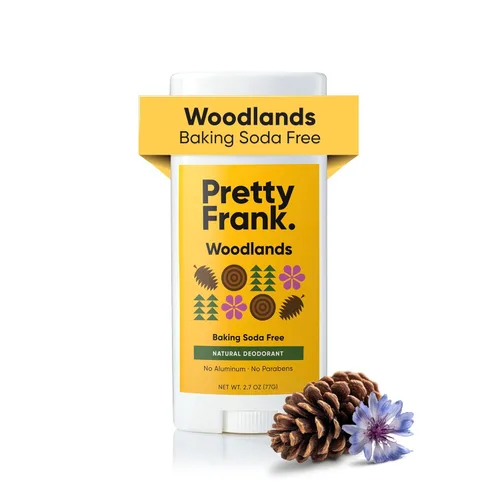 Miniatura 8 de Pretty Frank Desodorante natural sin aluminio con carbón, sin bicarbonato de sodio, carbón marino (paquete de 1) Respetuoso con la piel sensible