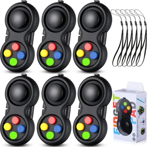 Miniatura 5 de Skylety 6 piezas Control antiestrés Cam Control remoto de juego portátil mini Control antiestrés para aliviar la ansiedad Reductor de estrés