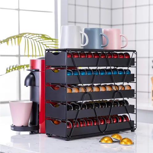 Miniatura 8 de FlagShip Soporte para cápsulas Nespresso Vertuo (4 niveles (capacidad de 80 cápsulas)