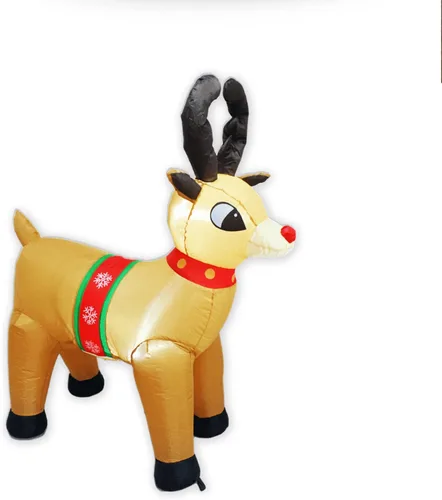 Miniatura 10 de Ycolnaefllr Cascanueces Soldado Inflable de Navidad de 8 Pies con Luz LED Decoración Iluminada para Exteriores Fiestas Navideñas Decoración Inflable