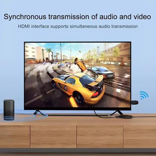 Miniatura 8 de Transmisor y receptor HDMI inalámbrico 4K, rango de 500 pies/150M, Plug and Play 2.4G/5G Kit de extensor HDMI inalámbrico para transmisión de video