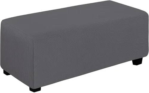 Miniatura 125 de Easy-Going Funda Elástica para Otomana Taburete de Almacenamiento Plegable Protector de Muebles Funda Rectangular Suave con Parte Inferior Elástica