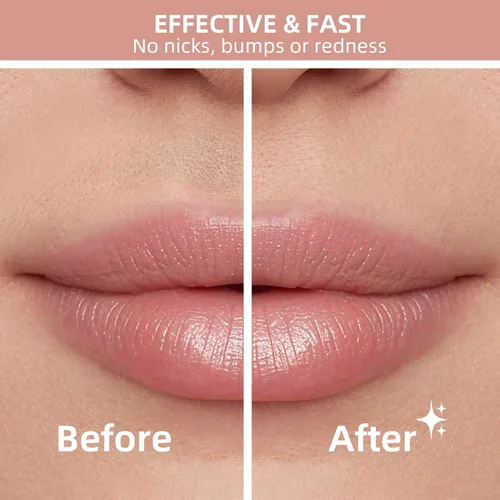 Miniatura 3 de Depilación facial para mujeres, afeitadora portátil, removedor de pelo indoloro recargable para cara, labios superiores, barbilla, pelusa