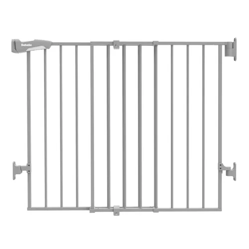 Miniatura 19 de Babelio Puerta de bebé para escaleras, cocina y puertas, sin barra inferior, operación con una sola mano, cierre automático, montaje de hardware