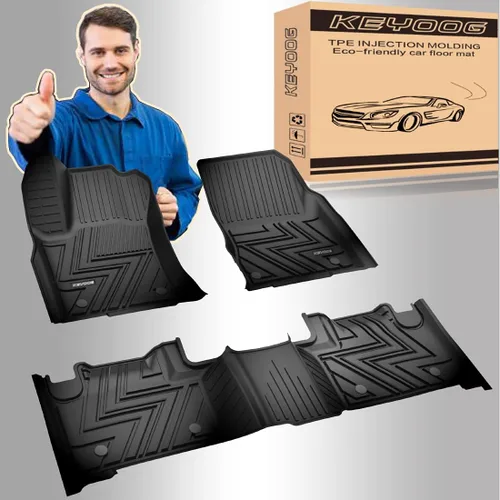 Apto para Jeep Grand Cherokee/Dodge Durango 2016 2017 2018 2019 2020 2021 Alfombrillas para Automóvil Especiales para Todo Clima Incluye 1ª y 2ª