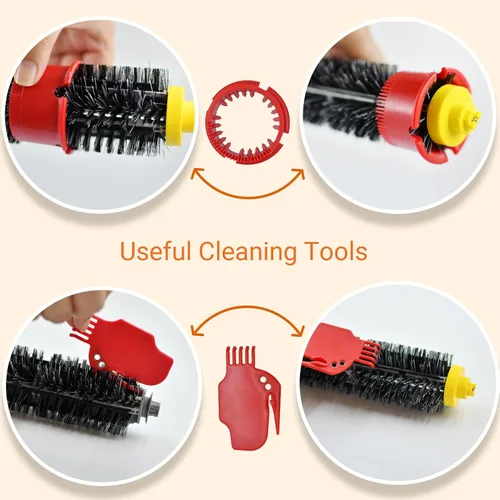 Miniatura 4 de Kit de piezas de repuesto y accesorios compatible con iRobot Roomba 692 694 676 675 695 677 671 655 645 690 680 660 650 620 614 610 635 595 564