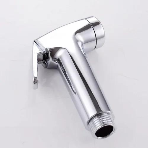 Miniatura 2 de LikeHome Pulverizador de bidé para paño de inodoro pulverizador de pañal Shattaf de mano Bidé Enjuague Spray Cromo (solo pulverizador)