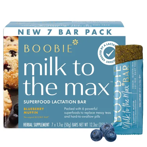 Miniatura 9 de Boobie Bar - Barra de lactancia con mantequilla de maní y superalimento para madres lactantes para aumentar el suministro de leche #1 Barra
