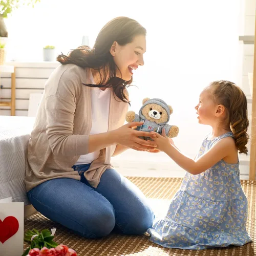 Miniatura 6 de Osacoe Oso de peluche Big Hugs con caja de regalo, sudadera extraíble para mayor comodidad y amor, para niños, mujeres y hombres en momentos