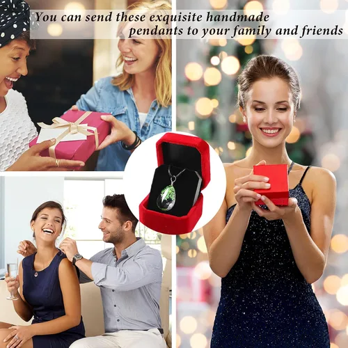 Miniatura 7 de 12 colgantes para collares, colgantes grandes de árbol de flores secas, dijes de flores prensadas, cuentas de resina de gota de agua, adornos