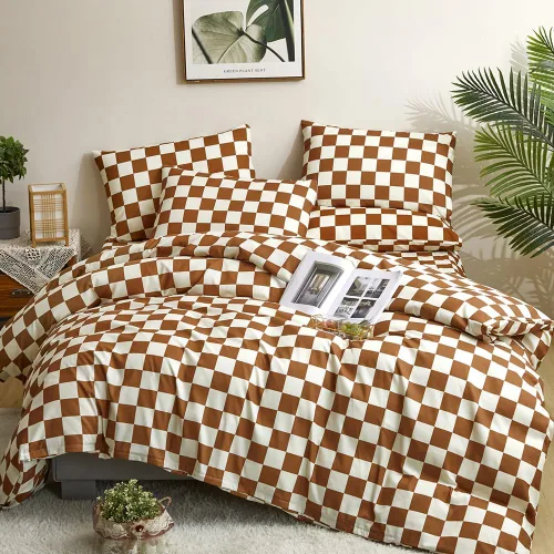 Miniatura 34 de CLOTHKNOW Juego de edredón a rayas tamaño King de 3 piezas, juego de edredón negro y blanco, edredón suave de estilo granja con 2 fundas de almohada