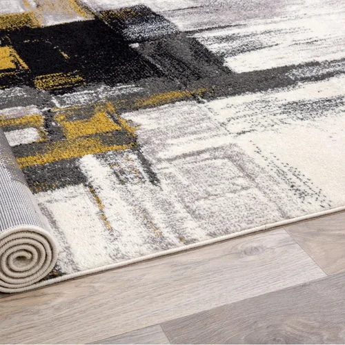 Miniatura 11 de Rugshop Alfombra Corredor Abstracta Contemporánea Negra — No Desprende Pelusa para Pasillo, Entrada y Cocina 2' x 7