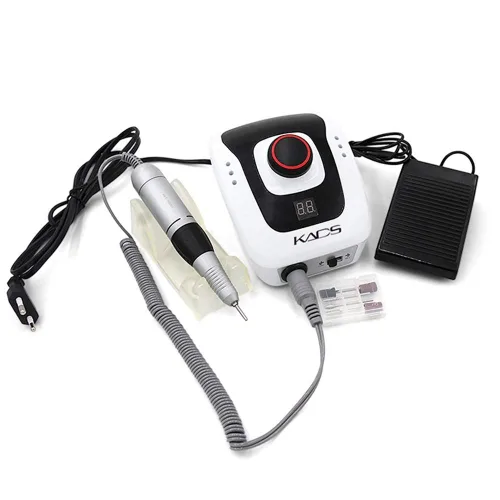 Máquina de taladro de uñas de 300 a 35000 rpm, kit de taladro eléctrico para manicura, pedicura, acrílico, gel, uñas naturales (110 V)