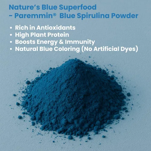 Miniatura 5 de Polvo de espirulina azul (extracto de ficocianina) – 1.06 oz/1.05 onzas, proteína vegana 100% pura de algas, sin olor a pescado, colorante natural