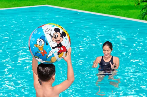 Miniatura 9 de Bestway Disney Junior Mickey & Friends - Pelota de agua inflable para niños, 20.1 in