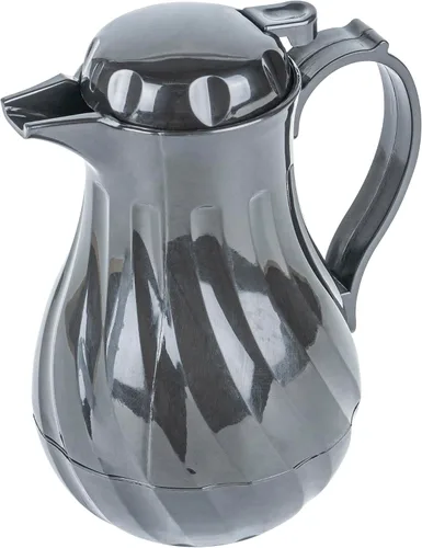 Miniatura 2 de Restaurantware Jarra térmica para café, paquete de 1 servidor de café aislado de plástico de 20 onzas con mango ergonómico, cafetera negra