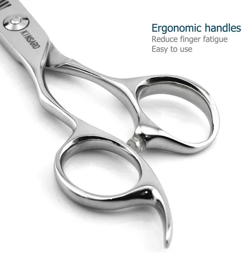 Miniatura 7 de Tijeras para Adelgazar el Cabello para Zurdos de 5.5 Pulgadas, Tijeras de Peluquero para Zurdos, Tijeras para Adelgazar el Cabello para Zurdos