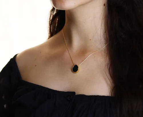 Miniatura 75 de Collar de hija relleno de oro de mamá o papá, collar clásico de perlas blancas con mensaje significativo, listo para regalar