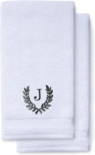 Miniatura 135 de Toallas de mano decorativas y con monograma para baño, cocina, maquillaje Regalo personalizado para boda-nupcial Toalla turca de lujo