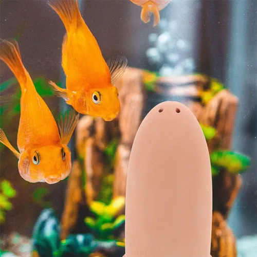Miniatura 6 de Cueva de conos de cría de peces, barriles de cerámica de desove de pez ángel con rejilla de desove pizarras de reproducción de pecera adorno