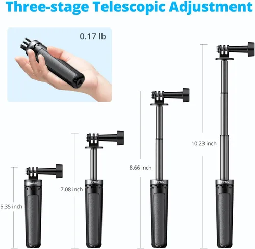 Miniatura 4 de AKASO Brave 4 4K30fps 20MP Cámara de acción WiFi con mini trípode Selfie Stick